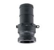 (image for) Banjo 300E 3" Male Adapter - 3" Hose Shank Poly Cam Lever Coupling