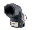 (image for) Banjo 200D90 2" 90&deg; Female Coupler - 2" Female Thread Poly Cam Lever