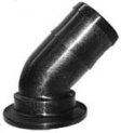 (image for) Banjo M100BRB45 1" Flange x 1" 45&deg; Hose Barb Elbow (10/BAG)