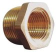 (image for) Culver PF3814 BUSH BR 3/8" x 1/4" Brass Hex Bushing