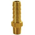 (image for) Dixon 1021612C 1" Hose Size x 3/4" Male NPTF Brass Male Hose Barb (B-3410)