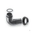 (image for) Hypro FNAE-112100 1 1/2" x 1" Elbow Hose Barb w/ Fly Nut and O-Ring
