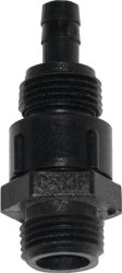 (image for) Mazzei C83P-PVDF 1/2" PVDF Check Valve For Old-Style 1" Injectors *Made in USA*