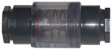 (image for) Mazzei C86 CLEAR 1 1/4" PVC Check Valve - For 2" Injectors *Made in USA*