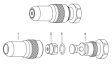 (image for) Spraying Systems 5780-AX120 Brass ConeJet Adjustable Spray Tip