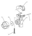 (image for) Spraying Systems CP48221-NYB 3/4" Nylon Upper Clamp for QJ17560A-3/4-NYB(-VI)