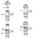 (image for) Spraying Systems CP21953-VI Viton Diaphragm (Optional) for QJ300--PP