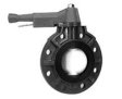 (image for) Thermoplastic Valves 0300-BFPXOVVWML 3" Viton Butterfly Valve (75-PVC-24 VITON)