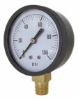 (image for) ESP SEC-101D-254K 1/4" Btm Mount Dry Gauge (GB-2.5-600)