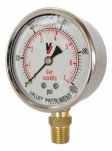 (image for) Valley Industries 4140GXB400 1/4" Btm Mount 4" Face Liquid Filled (LFG-4-400)