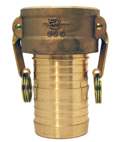 (image for) PT Coupling 1200307 Brass 3/4" Coupler x 3/4" Hose Shank (07C) Part C