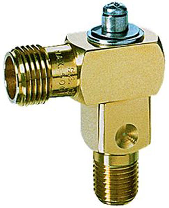 (image for) Spraying Systems B23831-1/4F 1/4" Female BPT Single-Outlet Brass Rollover