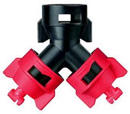 (image for) Spraying Systems QJ90-2XTT11001-VP Turbo TeeJet Dual Polymer Flat Fan Spray Tip